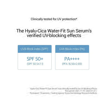 SKIN1004 Centella Hyalu-Cica Water-Fit Sun Serum SPF50+ PA+++ 50Ml